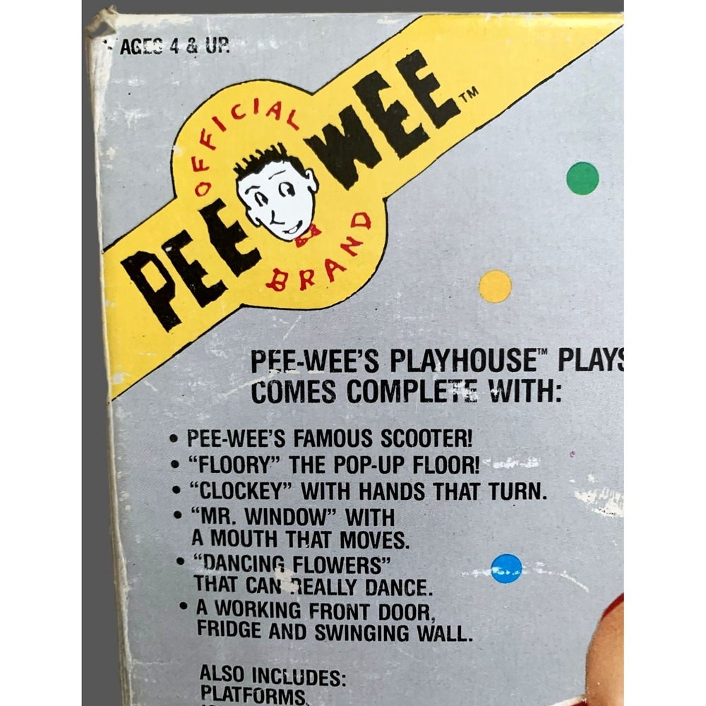 1988 Matchbox Pee-Wee's Playhouse Fold & Carry w/ Box VG Complete Condition READ - Picture 5 of 16